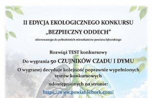 Wygraj czujnik czadu w drugiej edycji konkursu ekologicznego Starosty Lęborskiego Wygraj czujnik czadu w drugiej edycji konkursu ekologicznego Starosty Lęborskiego